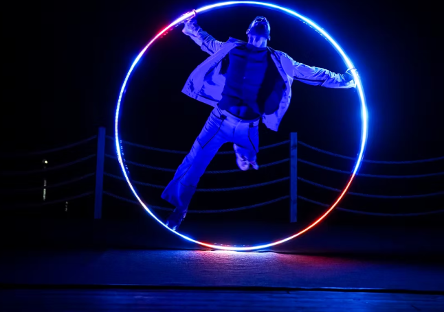 roue cyr spectacle cirque
