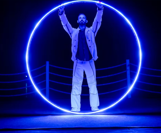 roue cyr spectacle cirque